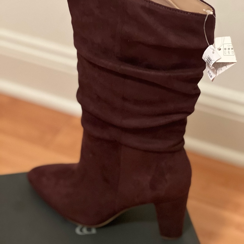 Banana Republic Vegan Suede Slouchy Boot - Chocolate - Picture 5 of 8